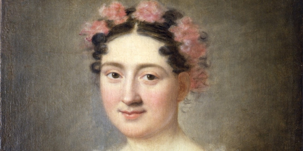 Charlotte Bonaparte (attr. trad.), Zenaide Bonaparte, 1820-21, olio su tela, MN 946