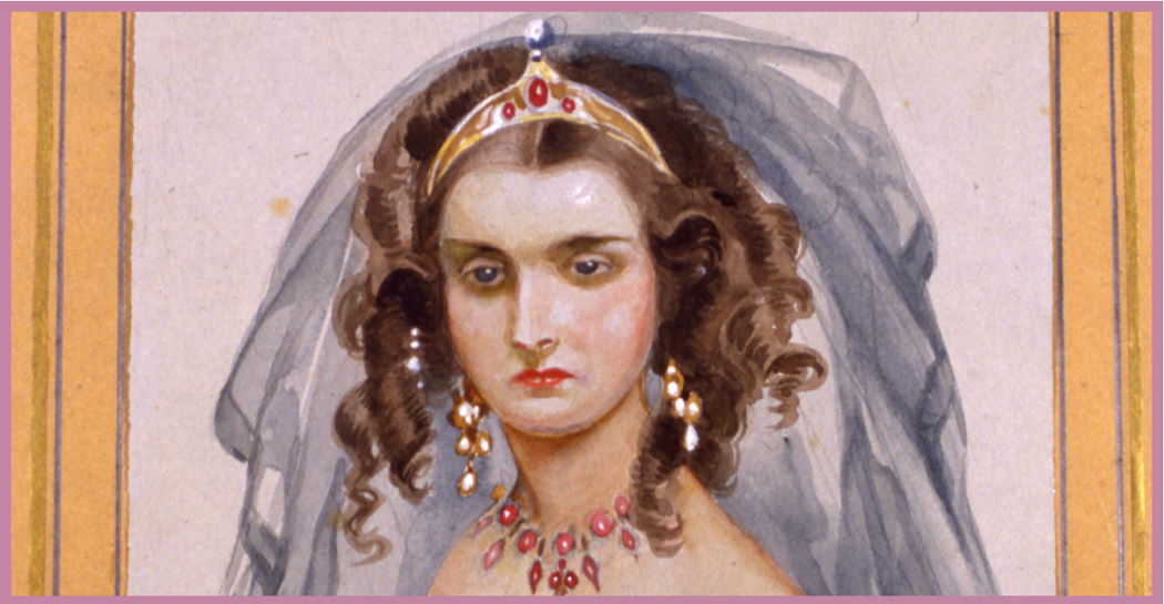 Ritratto della Contessa di Castiglione (dettaglio)